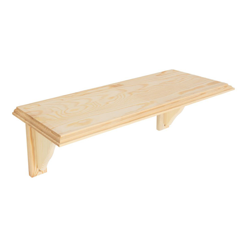 Bracket Shelf, 16cm H x 89cm W x 19cm D