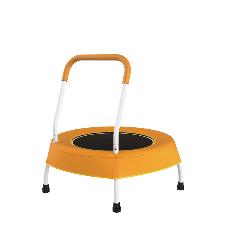 Trampoline pour tout-petits pour enfants de 1 an et plus avec poignée, cadeaux pour bébés pour garçons et filles, intérieur et extérieur