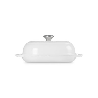 Le Creuset Signature Cast Iron Oval Bread Oven, 11.5 In., White