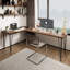 Bureaux en bois massif brun en forme de L-107848160-107848163