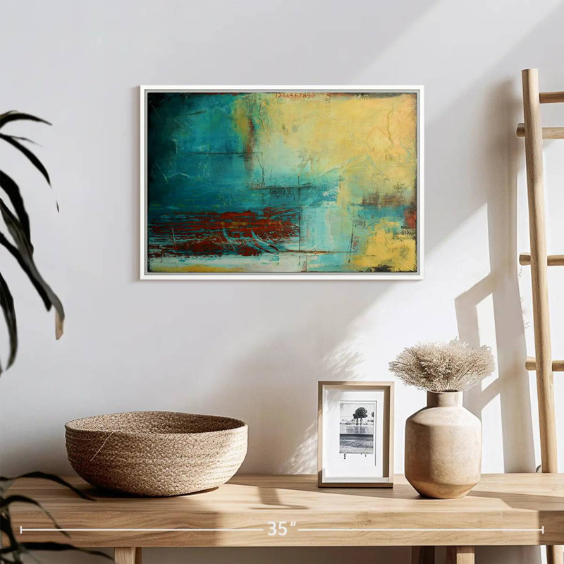 Limite éloignée, Cadre flottant blanc, 19 po x 13 po