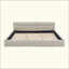 Structure de lit tapissier avec tissu chenille épais, tête de lit moderne et plateforme solide pour plus de confort et de style, aucun sommier tapissier n'est nécessaire-470410955