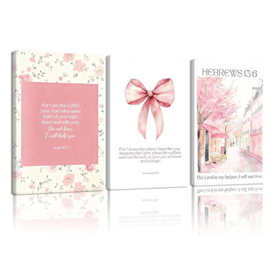 3 Piece Wrapped Canvas Wall Art