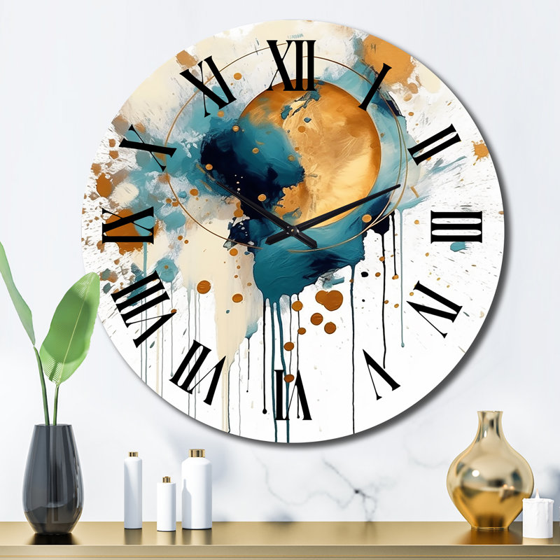Horloge murale Teal Adn, Grand