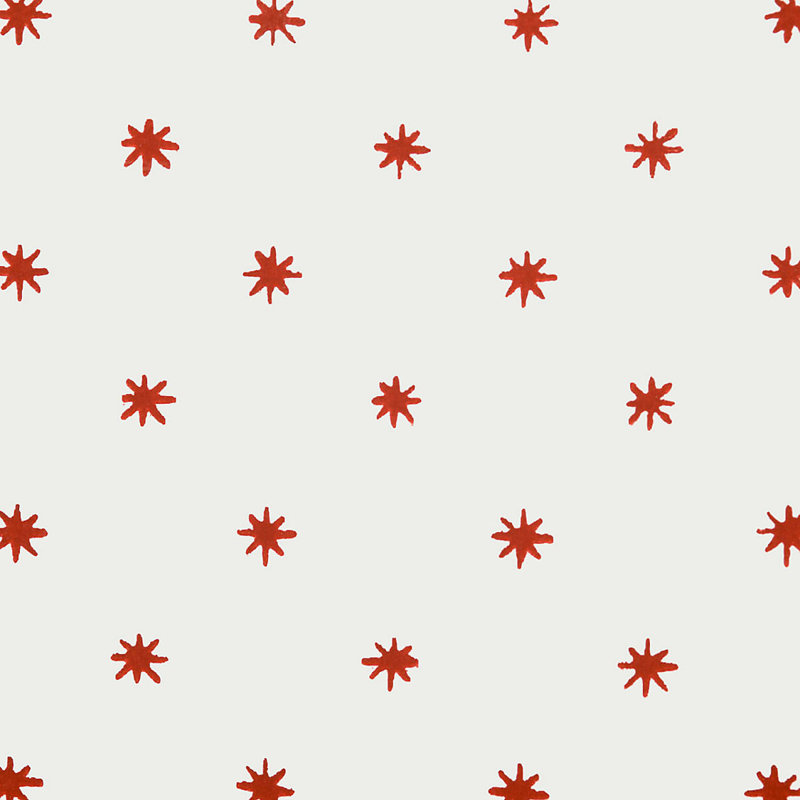 Hinson Lee Polka Dots Wallpaper Roll, Red