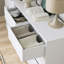 Commode double moderne 6 tiroirs l 47,2 po-102507566