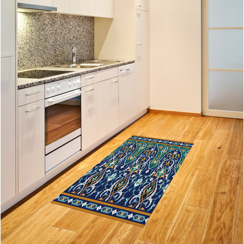 Oriental High Density Long Fiber Poly Threads Decorative Area Rug Carpet, Rectangle 2'7" x 5'