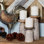 Mango Wood Handmade Minimalistic Bell Shaped Pillar Decorative  Candle Holder Set