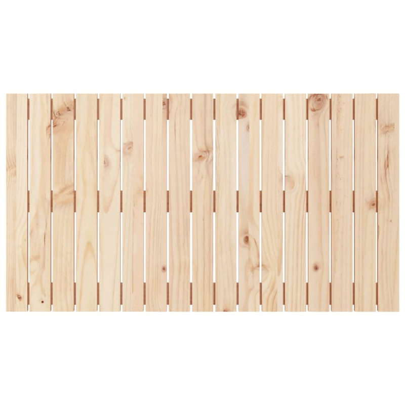 Wall Headboard Solid Wood Pine, 60cm H x 108cm W x 3cm D