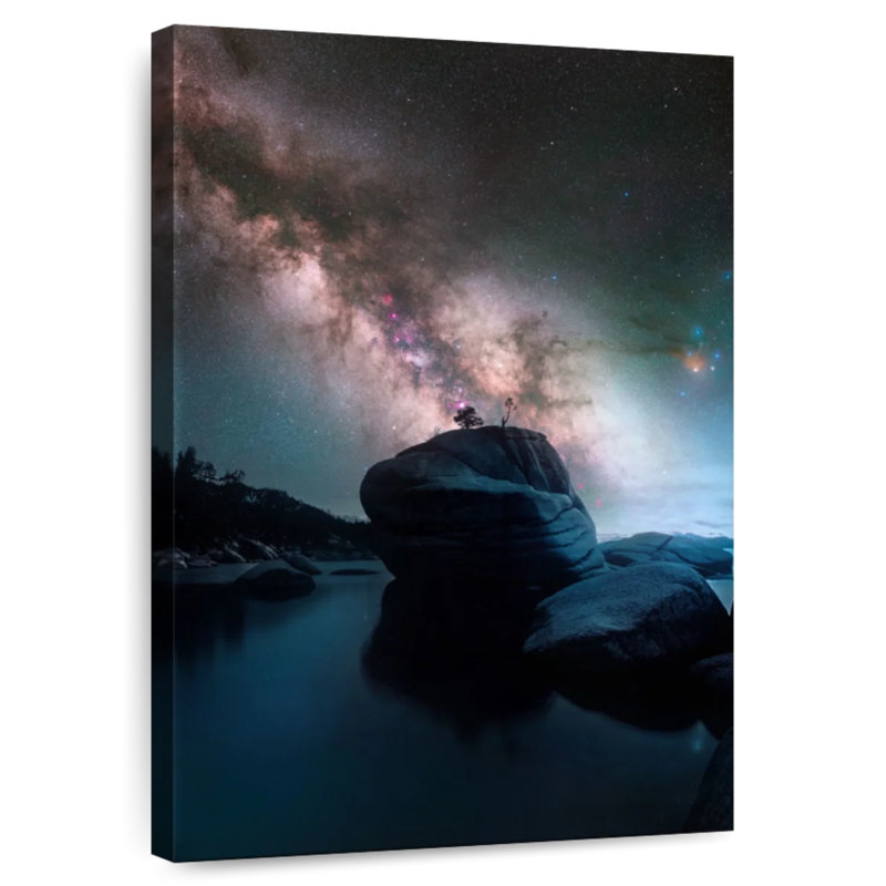 Oberle Milky Way Over Bonsai Rock, 12" H x 8" W
