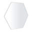 Miroir mural hexagonal en bois avec cadre minimaliste-1193582389-1193379653