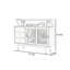 Vitrine murale simple