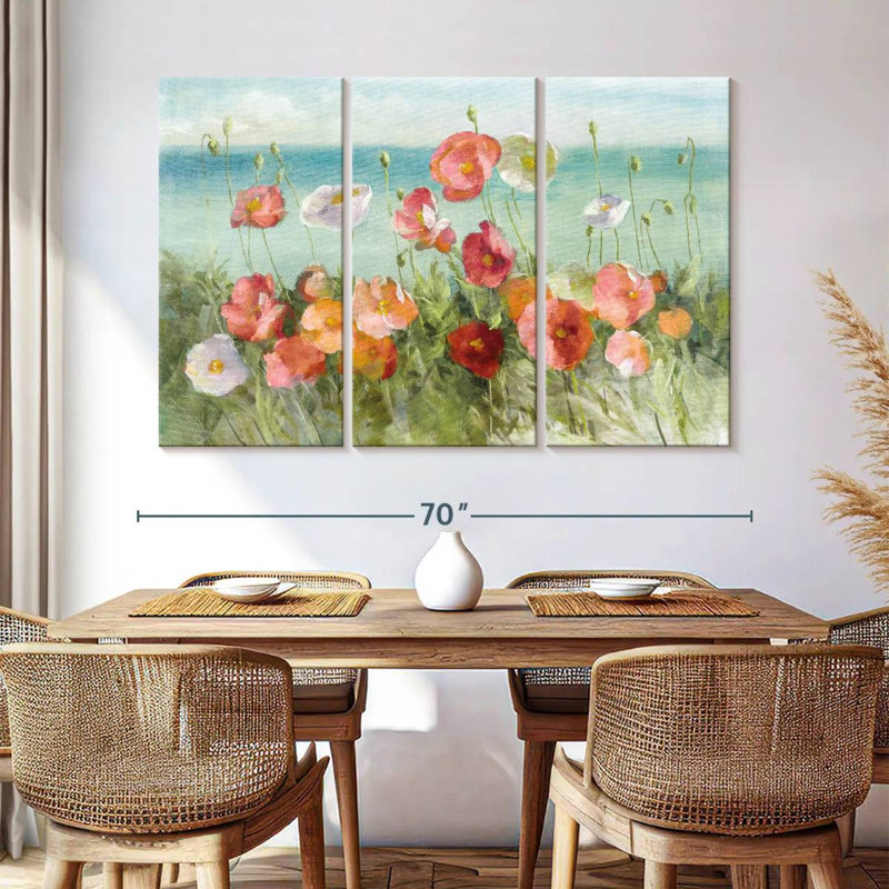 Harnek Coastal Poppies Light, H 42 po x l 65 po