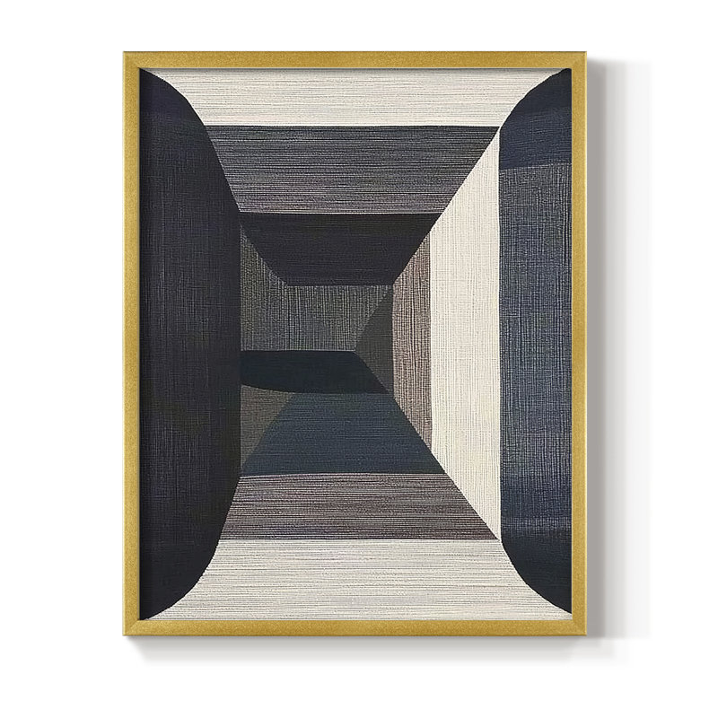 "ABSTRACT Series DCL XXV" par J Paul, Or, H 15 po x l 12 po
