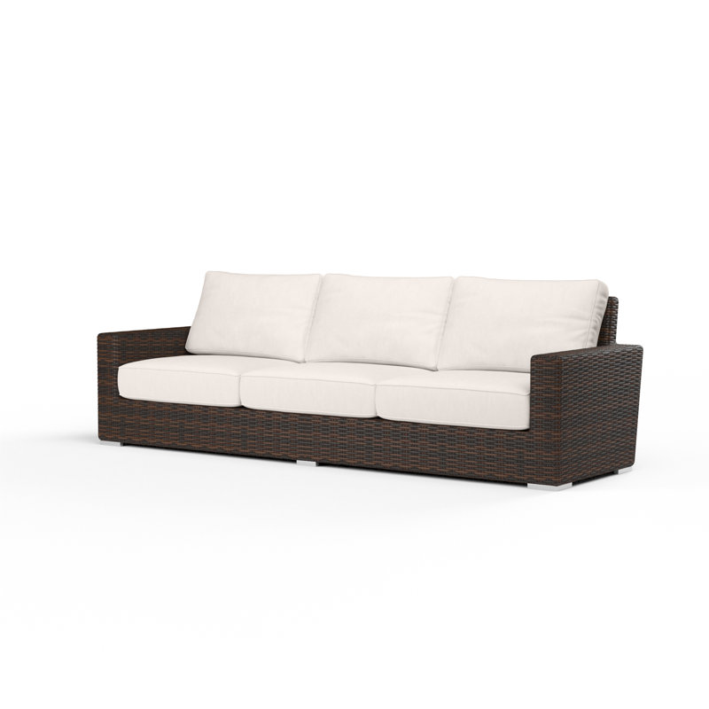 Parris Patio Sofa with Sunbrella® Cushions, Canvas Natural Sunbrella® Canvas