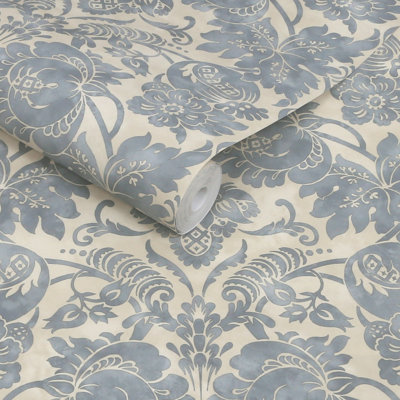 Martha Stewart Florentine Tarn  Wallpaper