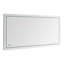 AQUADOM Daytona l 96 po x H 36 po x P 1 po, miroir mural pour salle de bain avec 3 lumières de température de couleur, commande tactile, gradateur et désembueur, horloge numérique-92476561