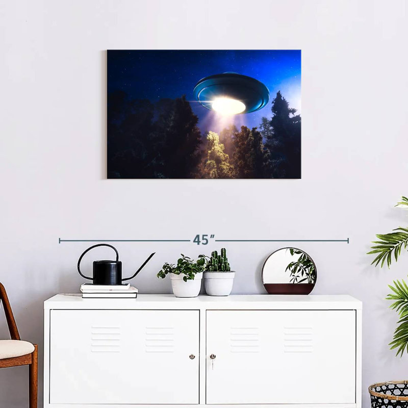 Kelan Ancient UFO, 20" H x 30" W