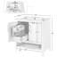Meuble-lavabo de salle de bain avec lavabo, armoire de salle de bain multifonctionnelle avec portes et tiroirs-1061500042-1061499767