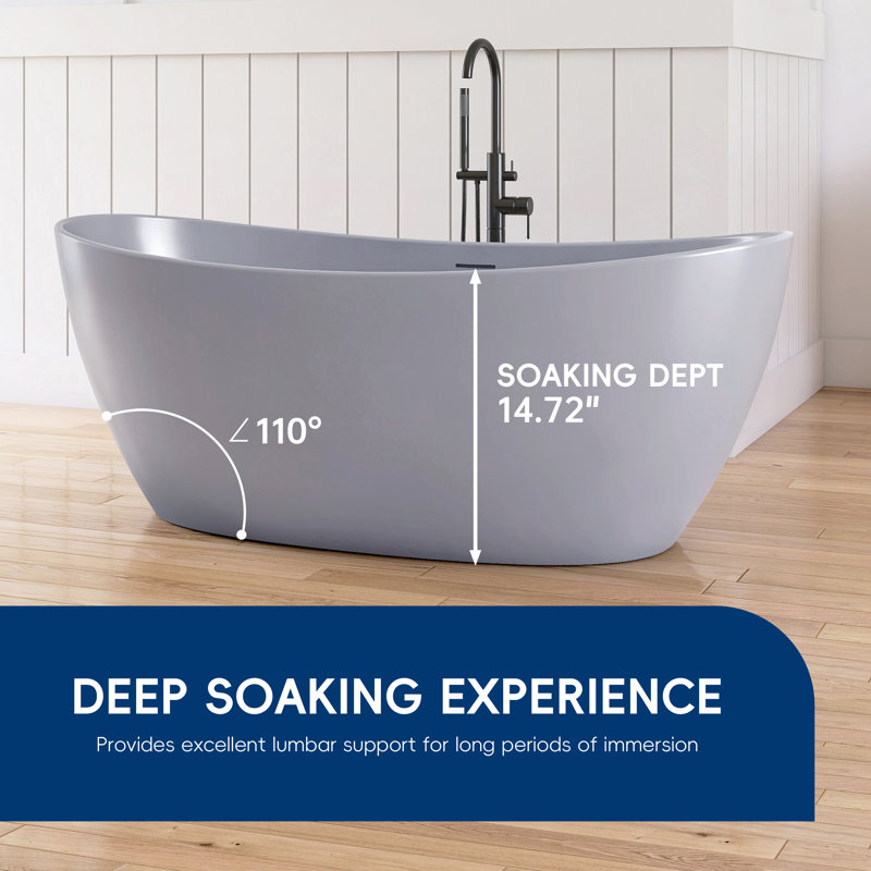 Double baignoire Forma, Gris clair