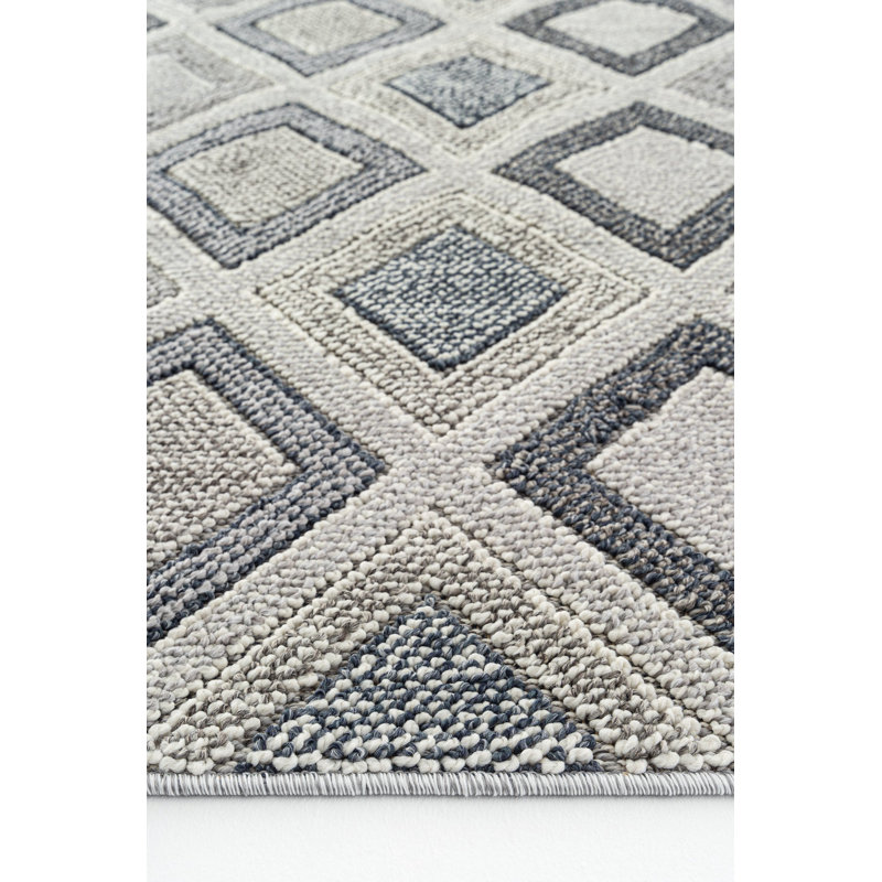 Riordain Machine Made Indoor / Outdoor Area Rug, Runner 3'11" x 9'10"