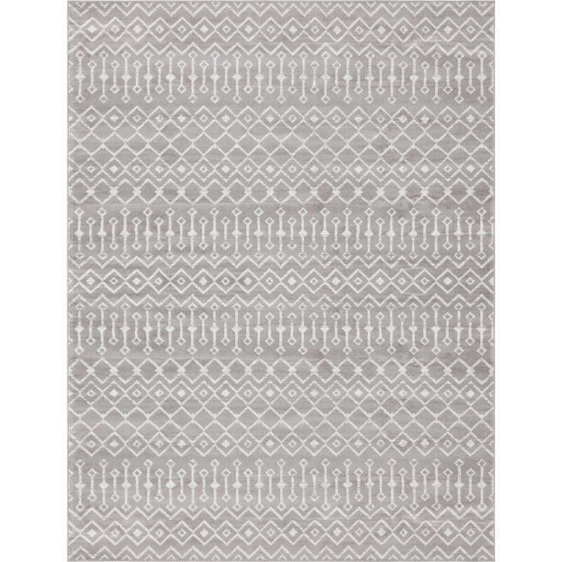 Peckler Geometric Indoor Rug, Rectangle 9' x 12'
