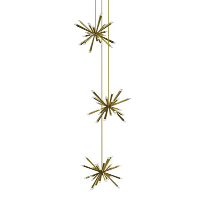 Starburst 78 - Light LED Chandelier