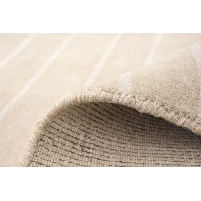 Tapis de bois one-of-kind-noué la 2010 gabbeh gris clair 5 pi 7 po x 9 pi en laine de 4 po Rolland