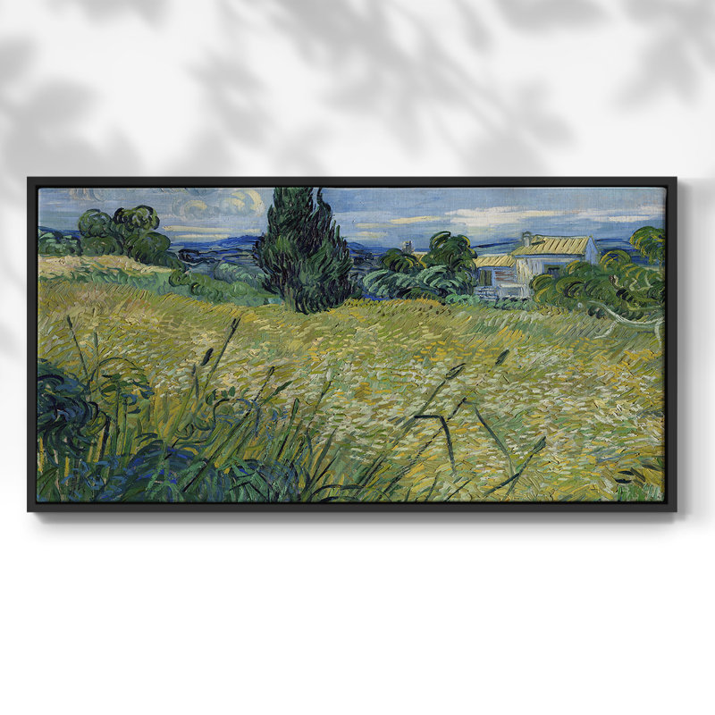 Paysage, série DCC-XXXV, toile tendue avec châssis, prête à être accrochée, H 21 po x l 41 po