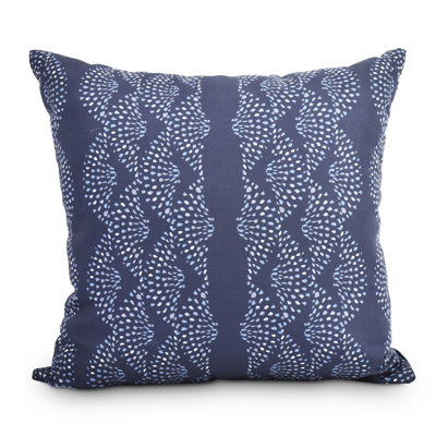 Housse de coussin d'extérieur carré à pois Fickle Florals