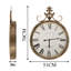 Alexandros Wall Clock Metal Antique-gold Accent Clock-1304248384