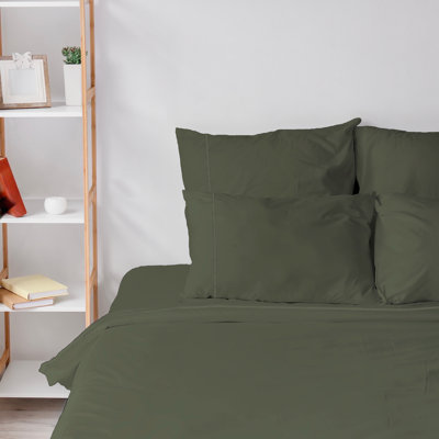 6 Piece Ultra Soft Double Brushed Microfiber Sheet Set, Cooling Sheets with Extra Deep Pockets - Machine Washable