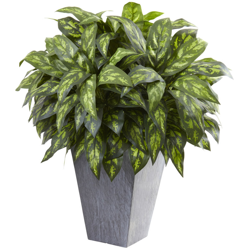 Plante à feuillage artificiel 19 po en pot