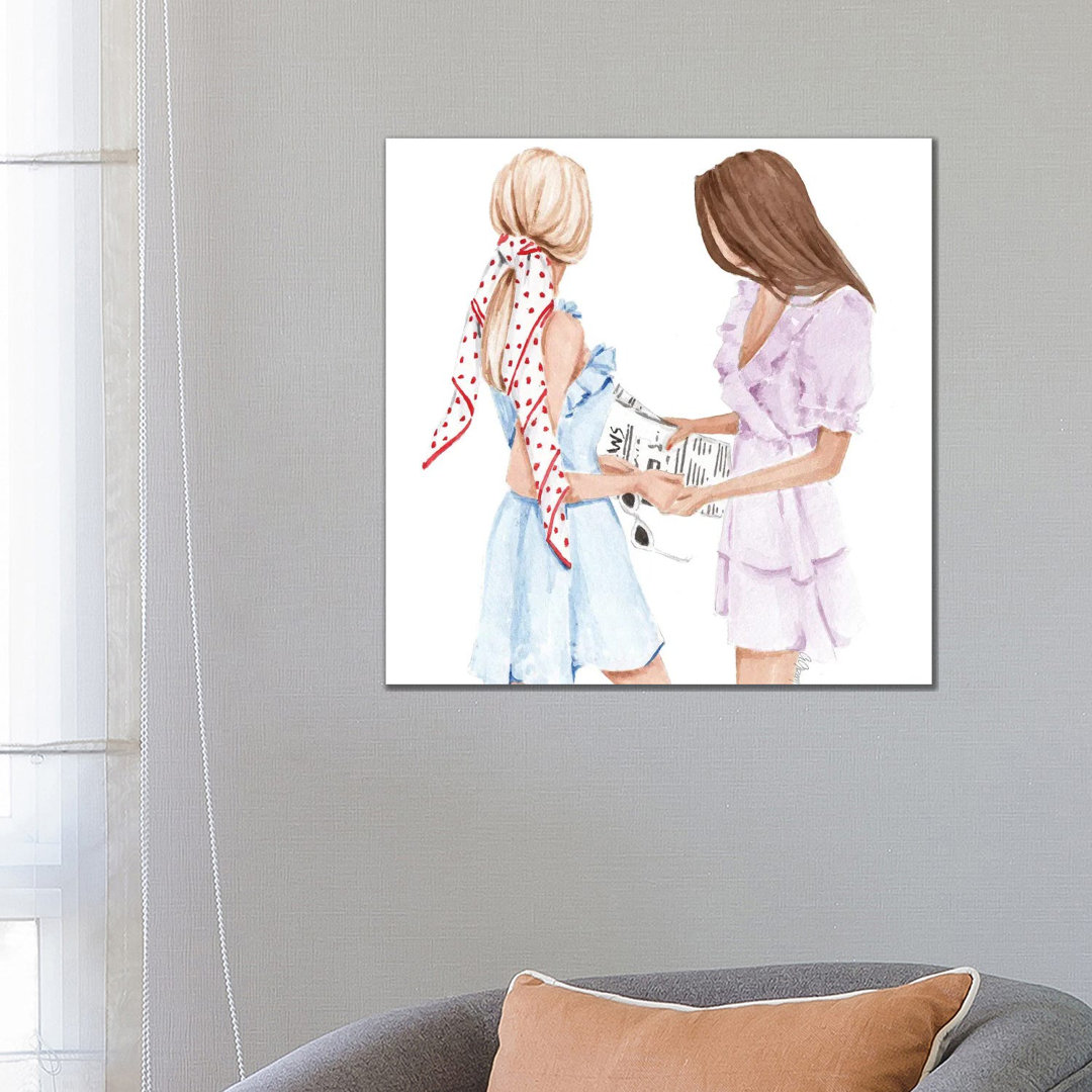 Friends by Style Of Brush - Gallery-Wrapped Canvas Giclée on Canvas