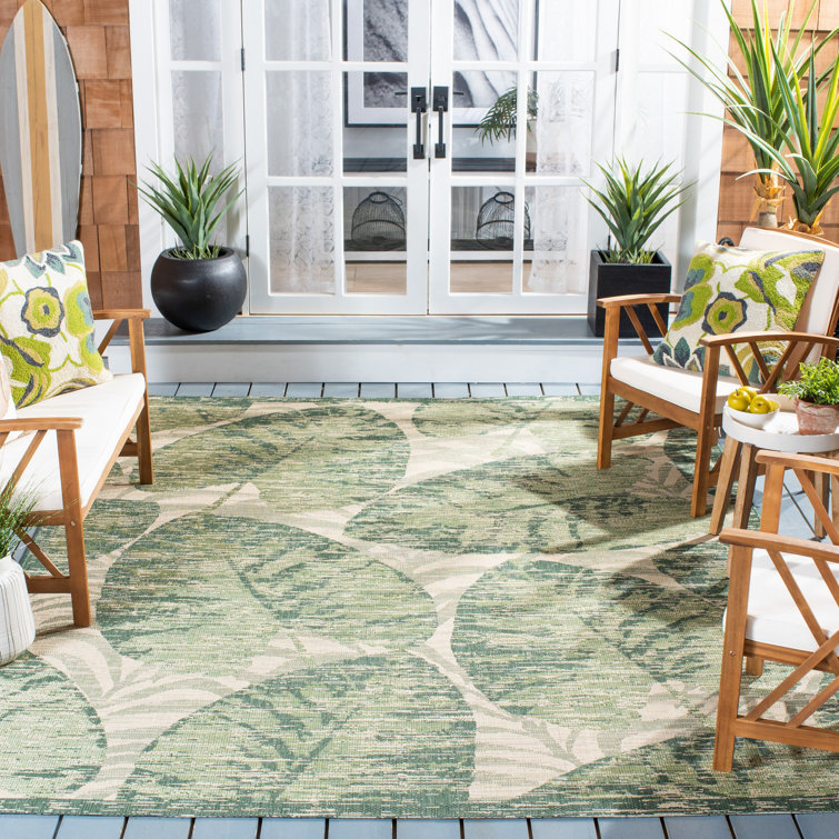 Lueck Performance Floral Indoor/Outdoor Area Rug