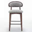 Tabouret de comptoir en bois massif-1970134081