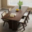 Table de salle à manger rectangulaire en bois massif French French-364894407