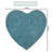 Schoenberger Heart Shape Bath Rug 25"x25"-1611439370
