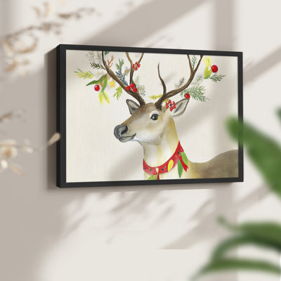 Art de Noël - XXXII - Reproduction encadrée - Restickable