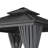 Aluminum Patio Gazebo  with Curtain and Netting-88880169