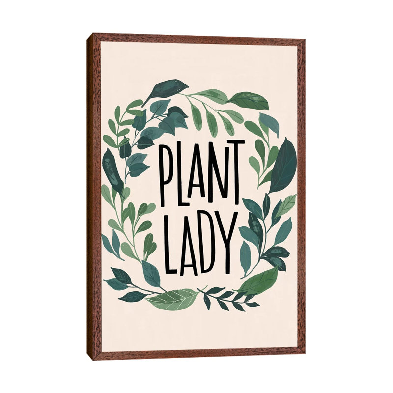 Everyday - Greenhouse Therapy by Loni Harris - Print on Canvas, 101.6cm H x 66.04cm W x 3.81cm D, Classic Brown Wood Framed
