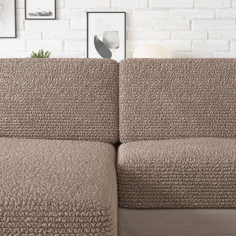 Housse extensible pour housse de coussin - Facile à nettoyer et durable - Collection Comfort, Marsala