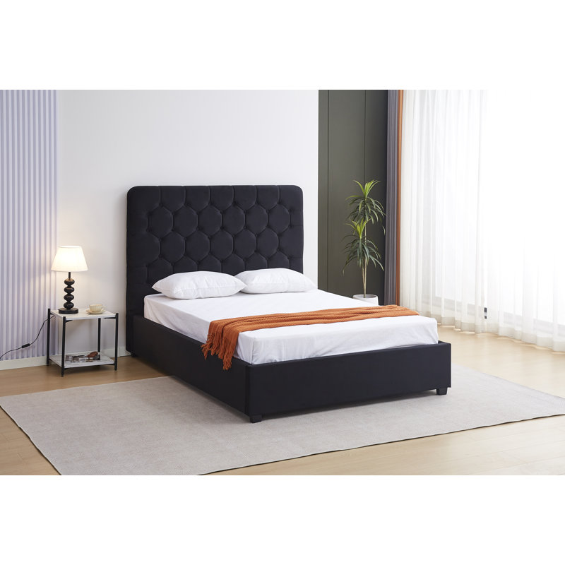 Madison Bedframe, Double (4'6), Black
