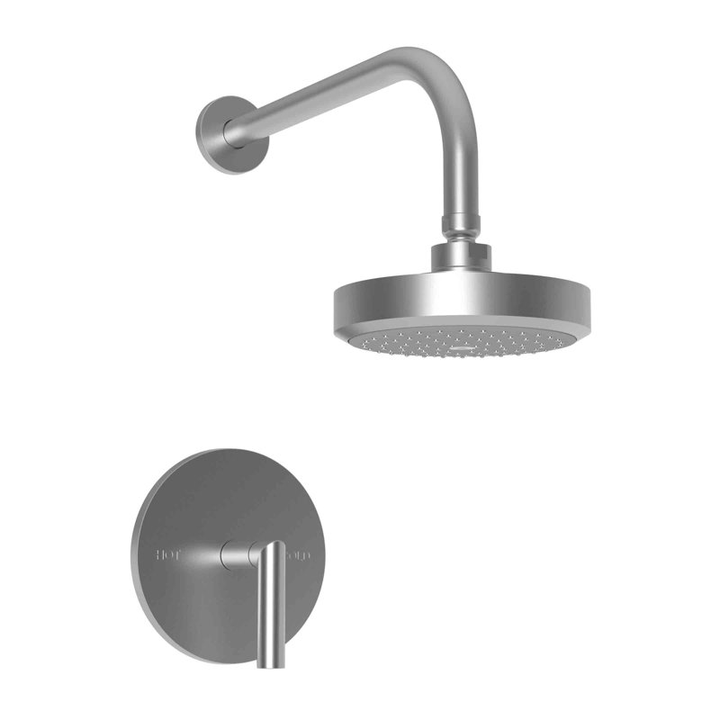 Pavani Balanced Pressure Shower Trim Set with Shower Head, Stainless Steel - PVD
