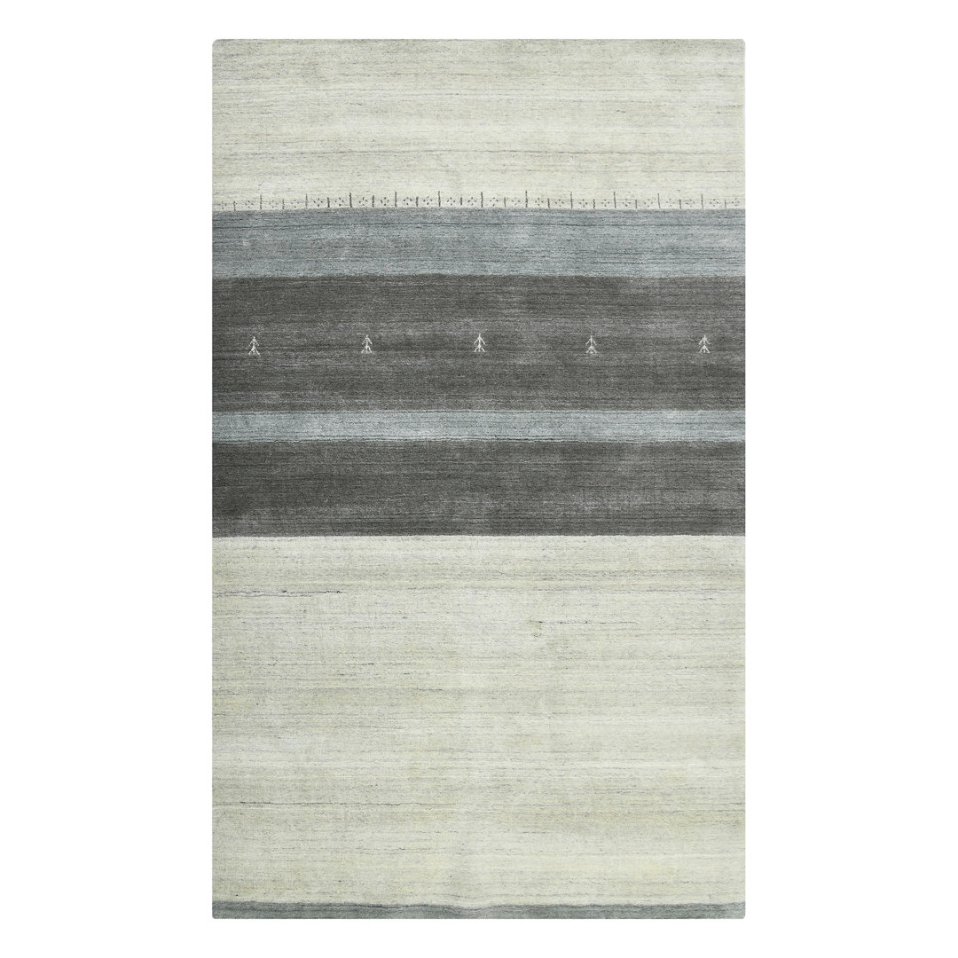 Handmade Ivory/White Area Rug AMER Rugs Rug 