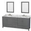 Sheffield 79" Double Bathroom Vanity Base Only-40172001