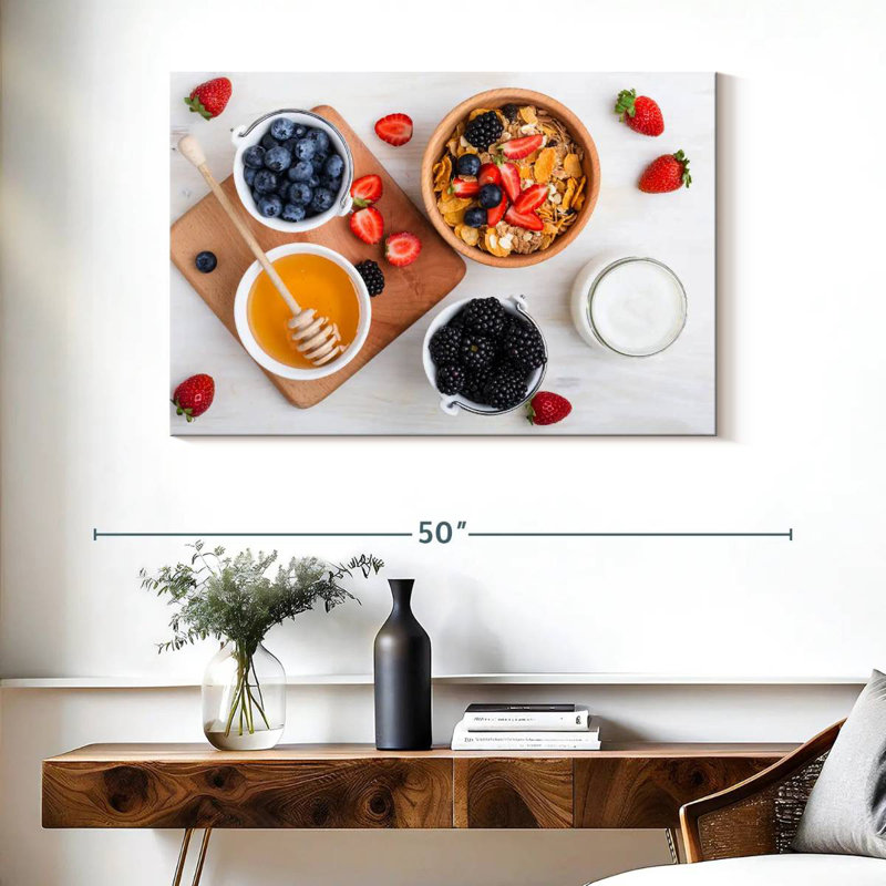 Yarlin Berry Cereal Breakfast, 26" H x 39" W