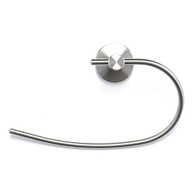 Anneau à serviettes Bridgeport, Acier inoxydable brossé