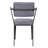 Grey Open Back Upholstered Office Chair-117068270
