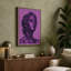 Portrait in Magenta Pop Art - Wrapped Canvas-1505042129-1505042131